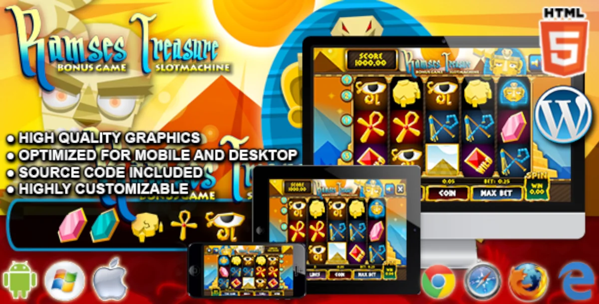Slot Ramses - HTML5 Casino Game